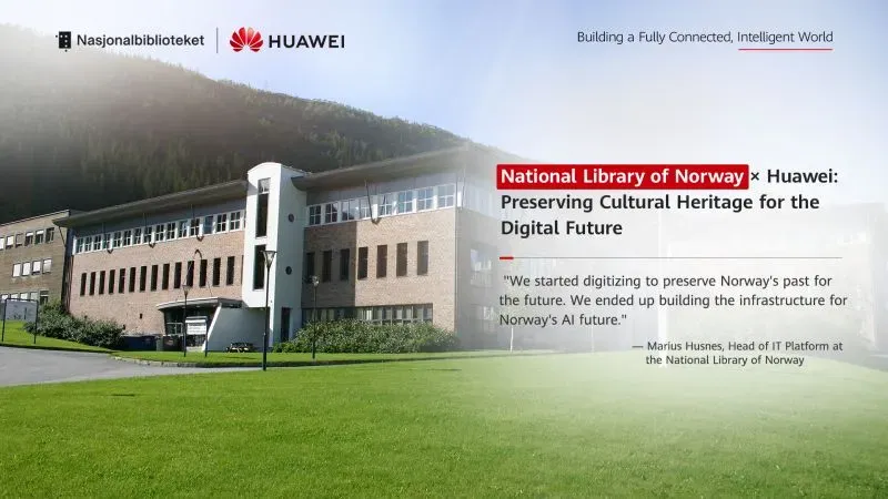 Huawei Helps National Library of Norway Turn Cultural Heritage into AI Ready Data